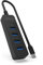sodeber USB3.0 Docking Station 4 Port Connection Adapter 5Gbps For Fast File Transfer USB Adapter For Mobile Workstations