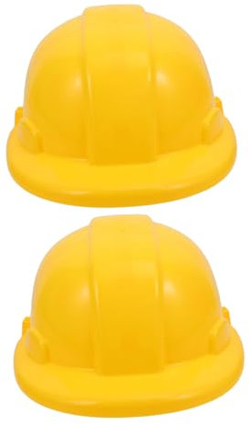 Toyvian 2stücke Pack Junge Mädchen Bauhüte Ingenieurshüte Spielzeug Partyhüte Für Junge Mädchen Geburtstagsfeiern Rollenspiele