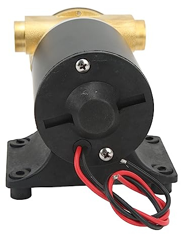 Aumotop Pompe à Eau de Mer, Pompe de Cale à Auto-amorçante Durable pour Bateau, Utilisation Sûre et Manipulation Pratique, pour Décharge Liquide (12V)