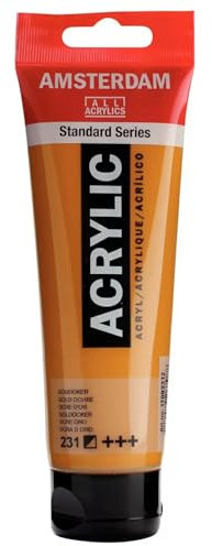 Amsterdam Acrylfarbe 120ml, Goldocker