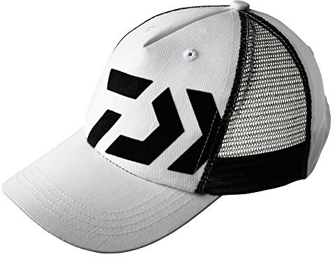 Daiwa Erwachsene D-VEC Cap, Weiß/Schwarz, One Size