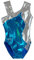 Obersee Mädchen O3gl026cm Turnanzug, Angie Türkis, cm Child (6-8 Years)