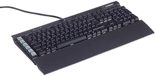 Corsair K95 RGB Platinum USB QWERTY Italien Noir - Claviers (Avec fil, USB, Clavier mécanique, QWERTY, LED RGB, Noir)
