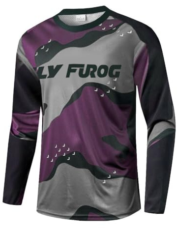 UGLY FROG Bike Wear MTB Designs Blocks Motocross/Downhill Jersey Trikot MX Enduro Offroad Gelände Quad Cross Erwachsene
