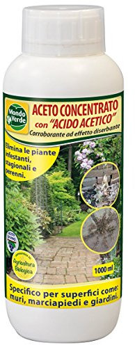 Aceto Concentrato Biologico, dissecante con Acido acetico 1000 ml effetto diserbante libera vendita