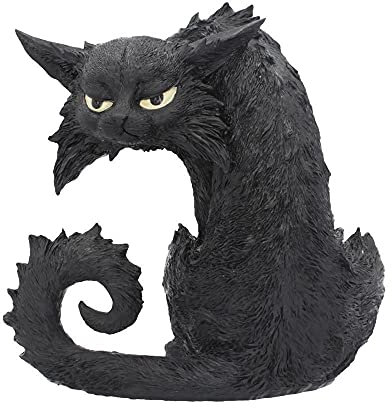Nemesis Now Spite Dekofigur Hexenkatze groß, 25,5 cm, Schwarz