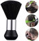 Surplex Nettoyage Coupe de Cheveux Plumeau, Brosse Plumeau pour le Cou Cheveux Salon de Coiffure Barbier, Noir