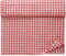 Linen & Cotton Chemin de Table à Carreaux en Tissu Coureur de Table Estella - 100% Lin, Blanc Rouge (40 x 300 cm) Long Rectangulaire Lavable Rustique pour Maison Cuisine Campagne Printemps Pâques