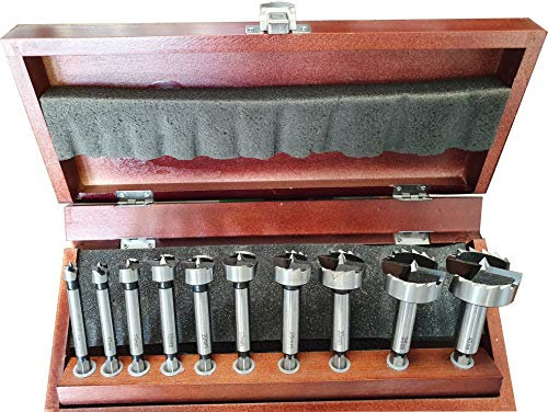 Satz gezahnte Forstnerbohrer 10 tlg. 10,0-40,0 mm