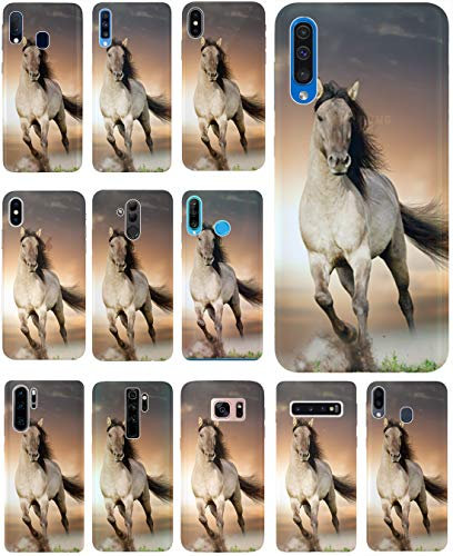 CoverHeld Hülle für Apple iPhone 5 / 5s / SE Handyhülle Design 1005 Pferd Braun Weiß Hengst aus flexiblem Silikon SchutzHülle Softcase HandyCover Hülle für Apple iPhone 5 / 5s / SE