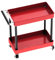 Organizadores De Herramientas, Carro De Herramientas De Metal Duradero Rendimiento Confiable Y Práctico Duradero con Ruedas para Taller De Garaje para Accesorios RC(Rojo)