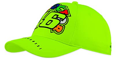 Valentino Rossi Jungen 46 The Doctor Hut Mit Visier, Fluo Yellow, Einheitsgröße EU
