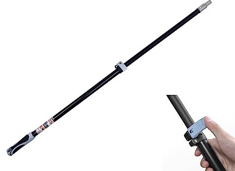 ROLLINGDOG Farbroller-Verlängerungsstange – Teleskopgriff mit Gewindestange, erreicht höher und weiter, Verlängerungsstange zum Malen (70,1 cm - 120,2 cm)