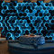 Entreprise Bureau Bureau Style Industriel Fond Peinture Murale Gaming Hôtel Technologie Géométrique Fond Mur D Murale Papier Peint 3D Salle de séjour Chambre à coucher séjour Mural enfant-250cm×170cm