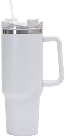 AIYING Stainless Steel Insulated Bottle - 1180 ml Leakproof, With Handle & Straw - Coffee Cup for Home, Office, Car, Travel, Sport