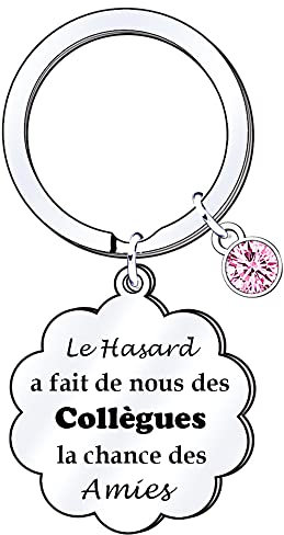 POIUYTRE Cadeau de Collègue Porte-clés Collègue Porte-clés Femme Porte-clés d'amitié Cadeau de Retraite Cadeau pour Collègue Cadeau de Remerciement Cadeau d'appréciation Cadeau pour Femme (3)