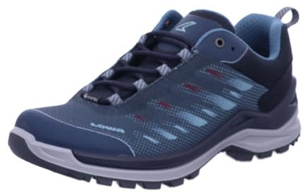 LOWA W Ferrox GTX Lo Blau - Gore-Tex Wasserdichter sportlicher Damen Gore-Tex Multifunktionsschuh, Größe EU 41.5 - FA