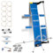 BAUTEC GAZELLE Modell 4 » Styroporschneider 200 Watt / 1.300mm » erweiterte Auflage » inkl. 10 Schneidedrähte, Gerüsthalterung, 6 Styrogrips, Schleifraspel, Toolkit » Heißdrahtschneider