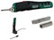 Parkside Akku-Lötkolben PLKA 4 mit gummierter Griffzone, LED-Arbeitsleuchte - 4 Volt / 1,5 Ah Li-Ionen-Akku, 470 °C Max. Temperatur, 25-35 Sekunden Aufheizzeit, Tragbar, Kabelloses Lötgerät