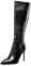 MAGIOPY Donna Alto High Spillo Tacco Heel a Punta Cerniera Altezza Ginocchio Stivali Ballo Feste Casual Dress Inverno Scarpe 10 CM Heels Nero 44 EU