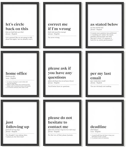 97 Decor Bürodekordrucke – 20,3 x 25,4 cm, Bürozitat, Wandkunst, motivierender Kunstdruck, Bilder, Wanddekoration, rustikaler grüner Zweig, Baum, Blumenmuster, Blätter, Gemälde für Zuhause,