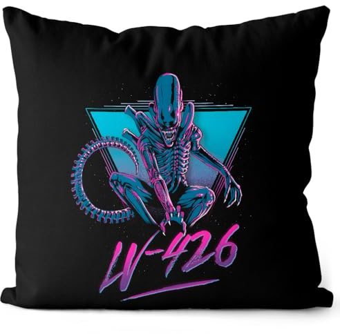 style3 Acheron Kissen mit Füllung 40cm Baumwolle Xenomorph Alien Ripley Movie