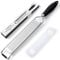 Rainspire Zester Grater with Handle, Lemon Zester Cheese Grater for Kitchen Stainless Steel, Parmesan Cheese Garlic Nutmeg Chocolate Fruits Vegetables Ginger Grater, Fine, Black