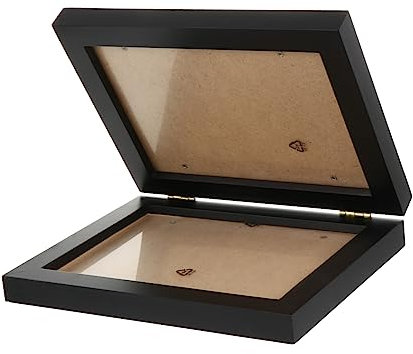 PRETYZOOM Wooden Photo Frame Hinged Folding Design 6x8 Inches Artistic Family Tree Photo Frame