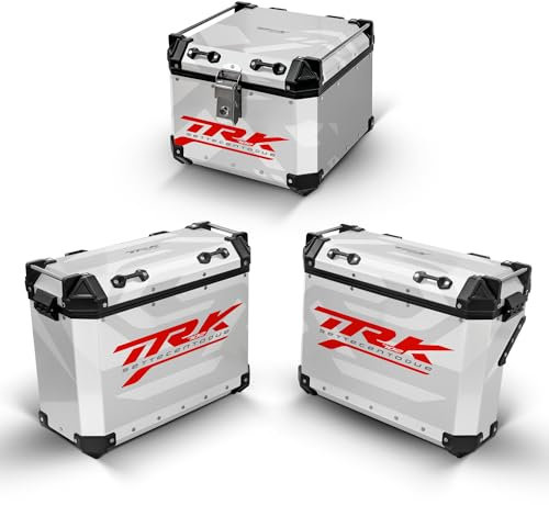 Aufkleber-Set für Koffer von Benelli TRK 702 VB-FM-002 (Pearl White)
