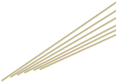 QUARKZMAN 6Pcs Baguettes de Brasage en Laiton, Soudure en Cuivre au Phosphore, Baguettes de Soudure À Basse Température 0,12x9,84 pour La Réparation Du Cuivre, Hvac Réfrigérateur