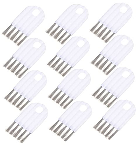 SEWOART 20-teiliges Fugenreinigungsbürsten-Set fürs Badezimmer Tassendeckelbürste Schlitzreinigungsbürsten-Pad Fugenbürsten zum Reinigen Reinigungsbürste