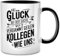 Seness Viel Glück bei der Suche nach so Kollegen Tasse mit Spruch lustig, Abschiedsgeschenk Kollegen Jobwechsel, Kollegin Abschied Geschenk, Lieblingskollegin, Rente Ruhestand Renteneintritt (Retro)
