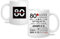 Yufansd Tazza Mug Regali 80° Compleanno per Donna Uomo Idea Regalo per 80 Anni Nonna Nonno Amica Moglie Marito Regalo di Compleanno per 80th Tazza di Ceramica 350 ml (80)
