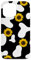 iPhone 13 Pro Max Cow Print and Sunflowers Phone Case,White & Black Cow Phone Case