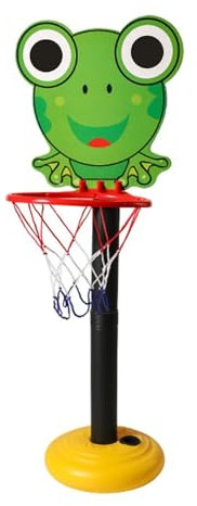 Panier de basket-ball pour l'intérieur, compatible avec nœuds motrices, mini, réglable, panier de basket au bord de la piscine, pour filles et filles, jouet d'extérieur compatible avec (vert, taille