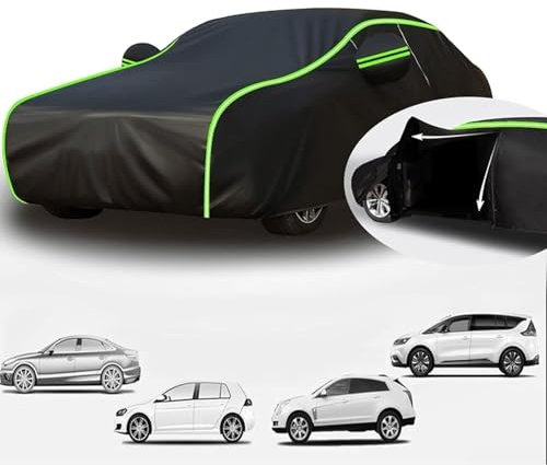 Autoabdeckung für 𝖠𝗎𝖽𝗂 TT 8N Auto Abdeckplane Winter Outdoor Autoabdeckung Wasserdicht Schneedicht UV-Schutz Mit Reißverschluss