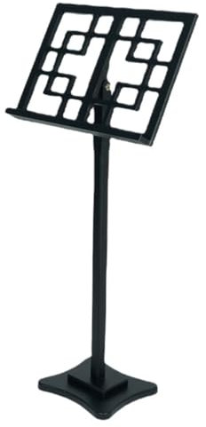 Notenständer Notenständer Massivholz Notenständer Guqin Erhu Vertikal Verdickter Tragbarer Notenständer Antiker Notenständer Notenpult(Black)