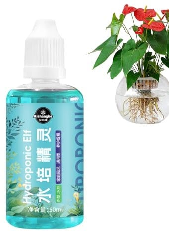 50ml Liquid Plant Food for Hydroponics | Plant Growth Food for Hydroponics Growing System | Hydroponic Nutrients | Hydrop0nic Plant Nutrient Solution | Concentrate Plant F00d | Plant Food | Plant Nutr