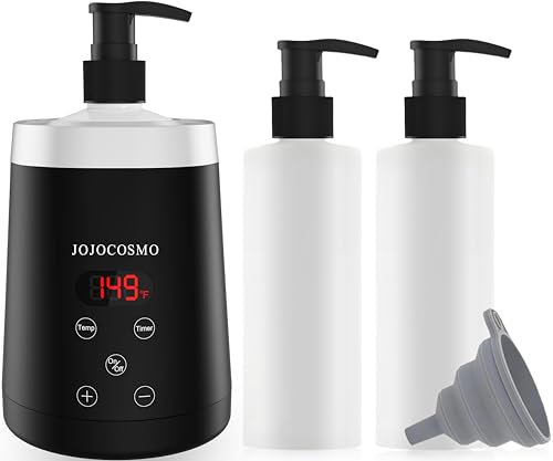 JOJOCOSMO Chauffe-Huile de Massage Professionnel Électrique – Réchauffeur d’Huile de Massage avec Double Porte-Bouteilles – 86°F à 149°F – Idéal pour Spa, Salon de Beauté et Maison