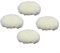 4 Pack Lambswool Buffing Pads Compatible with Random Orbital Sanders Excellent for Car Maintenance