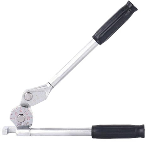 Piegatubi manuale Piegatubi Piegatubi 180 Gradi Strumento di piegatura del tubo di rame Piegatubi 6mm/8mm Strumento di piegatubi manuale