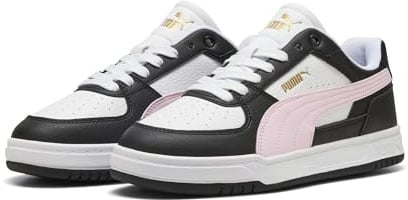 PUMA CAVEN III Unisex-Sneaker, Weiß-Perlenrosa-Gold, 5 UK