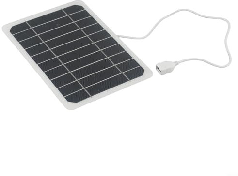 babominimer 1 panneau solaire USB, 10 W, avec sortie USB, pour chargement extérieur, pour téléphones, centrales électriques, camping-car, utilisation en extérieur