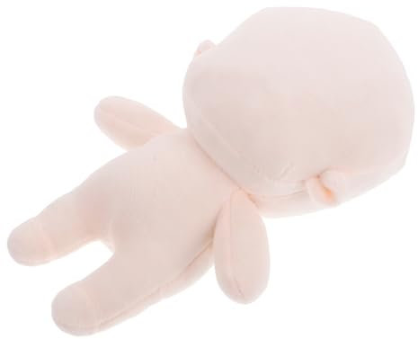 Yardwe Stoffpuppe DIY Baumwollpuppe für Kreative Projekte Interaktive Spielpuppe aus Plüsch Neutraler Körper für Fantasievolles und Bequem für Sammler