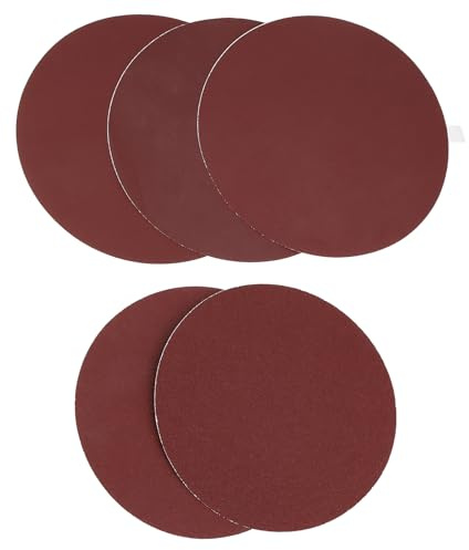 Create idea 5 Stück Selbstklebende Schleifscheiben 250 Mm Kompatibel mit Proxxon TSG 250/E Tischkreissäge Körnung 60/80/100/120/150