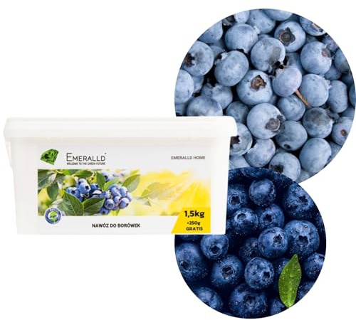 Emeralld Complex Blaubeerdünger 1,75 kg | Organisch-mineralischer Volldünger für Heidelbeeren | NPK 6-5-10 + 4MgO | Fördert Blüten, Fruchtbildung & Wurzelkraft | TÜV-zertifizierte Qualität vom Herstel