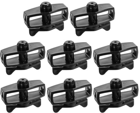 Artibetter Lot de 8 Serrage-Fils en Plastique Noir, Tendeur de Câble Électrique Portable pour Clôture Agricole, Outil Robuste pour Tendre Câbles et Fils de Grillage Extérieur, Accessoire