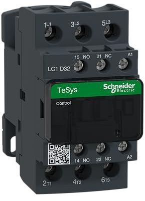 Schneider Electric TeSys D LC1D Leistungsschütz / 110 V ac Spule, 3 -polig 3 Schließer, 690 Vac/dc / 32 A