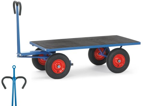 Fetra - Handpritschenwagen 6404L mit Zugöse - Ladefläche 1.200 x 800 mm