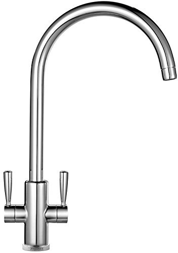 Franke Chrome Twin Lever Quarter Turn Kitchen Tap - Ascona